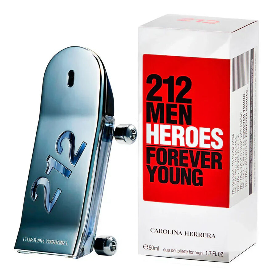 Perfume 212 Heroes Carolina Herrera Eau de Toilette Masculino 50ml