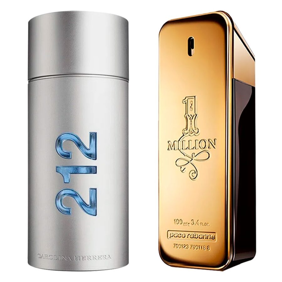 Combo de 2 Perfumes 100ml - 212 Men e One Million