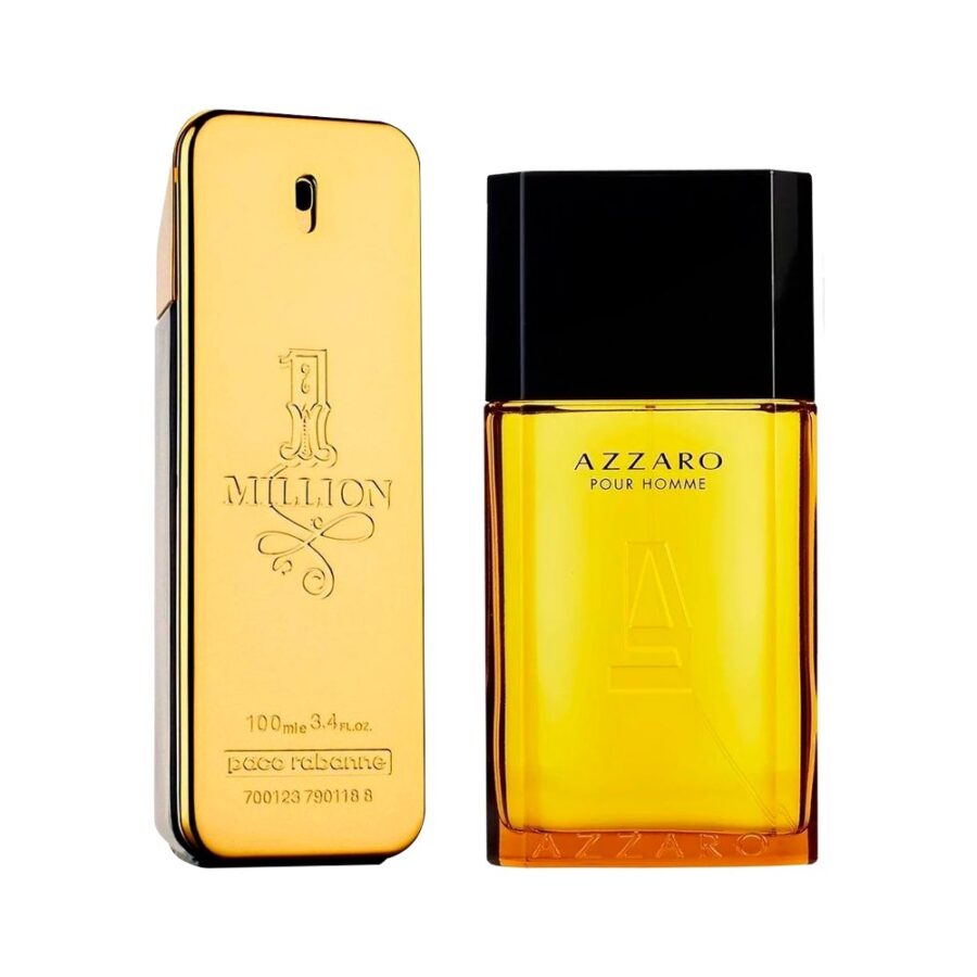 Combo de 2 Perfumes 100ml - One Million e Azzaro