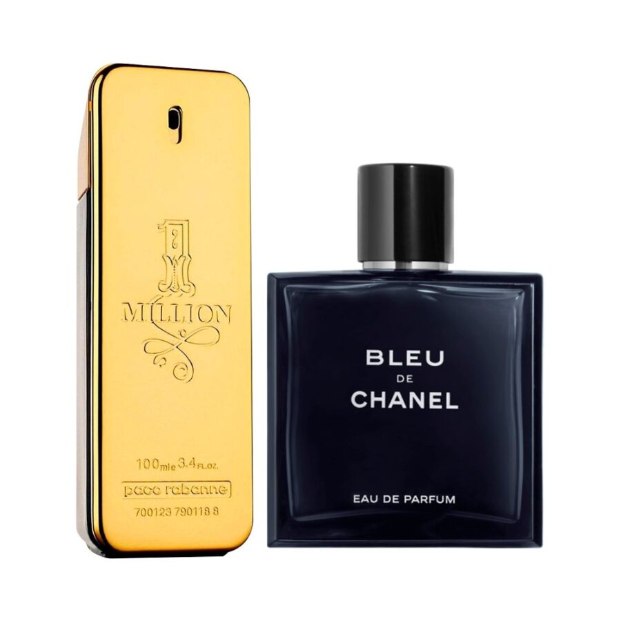 Combo de 2 Perfumes 100ml - One Million e Bleu de Chanel