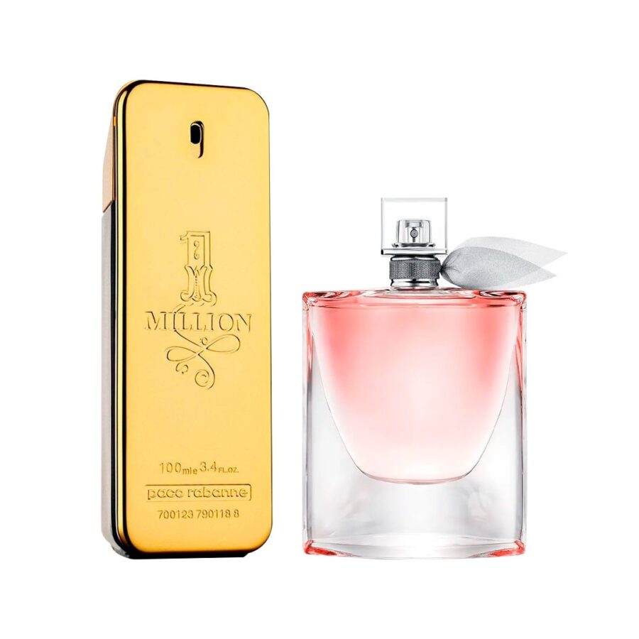 Combo de 2 Perfumes 100ml - One Million e La Vie Est Belle