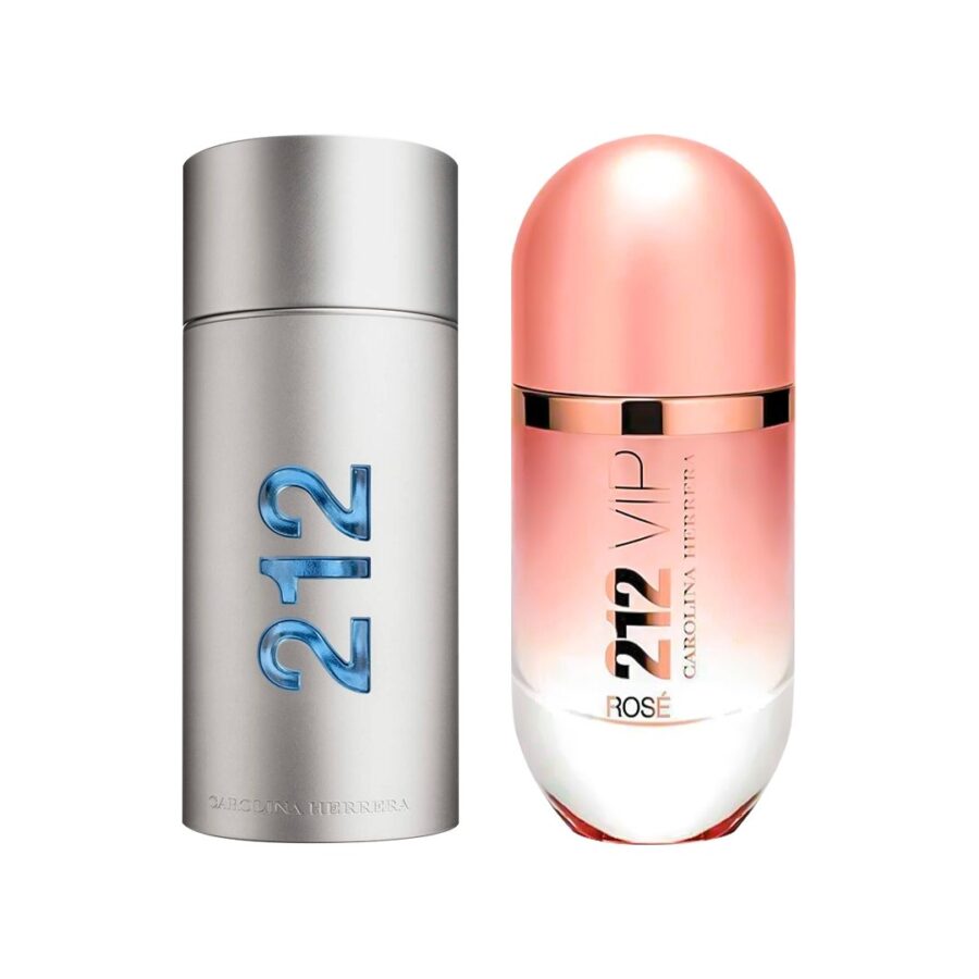 Combo de 2 Perfumes 100ml - 212 Men e 212 VIP Rosé