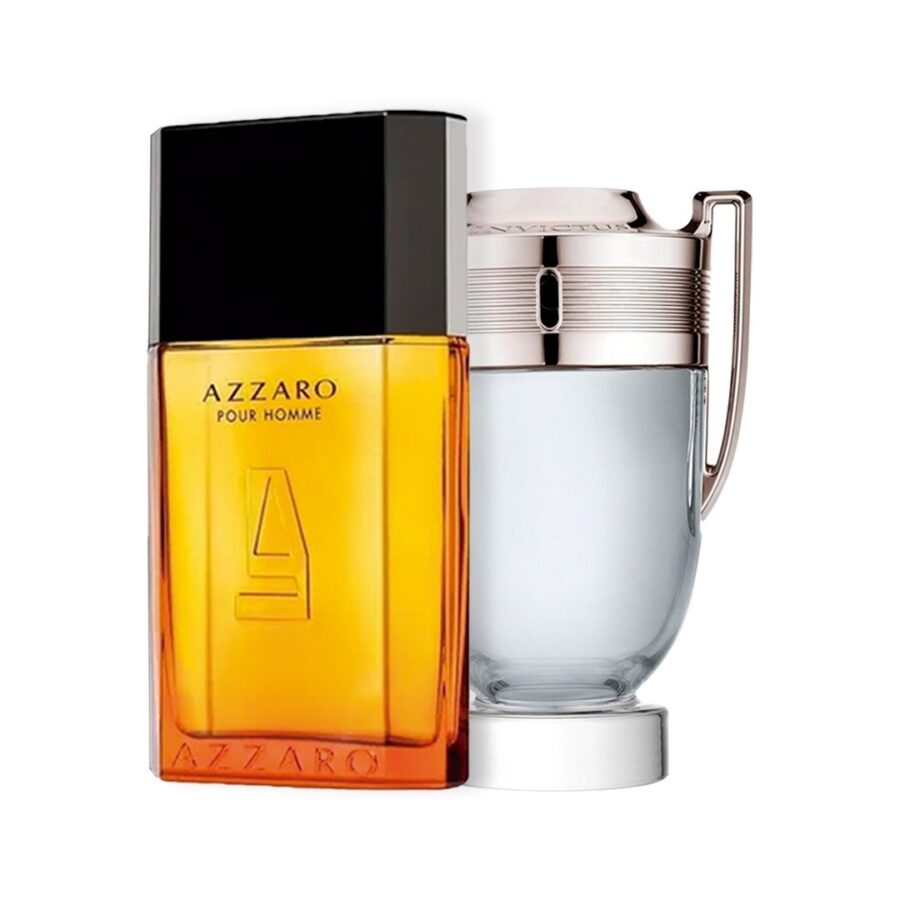 Combo de 2 Perfumes 100ml - Invictus e Azzaro