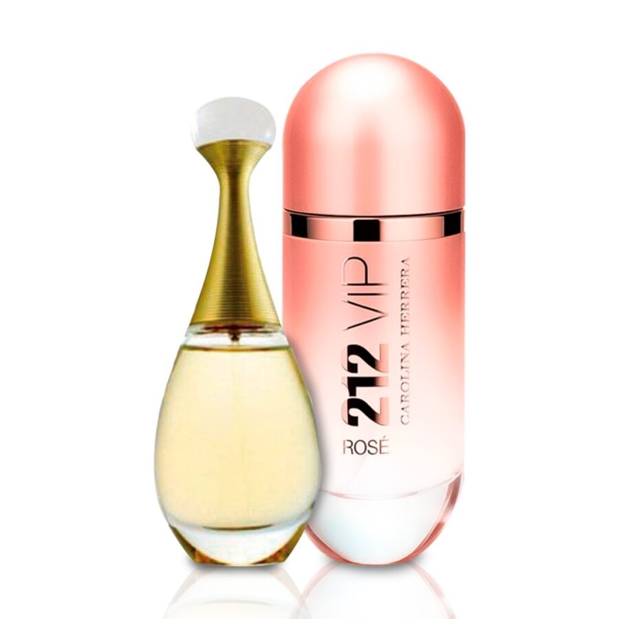 Combo de 2 Perfumes 100ml - Jadore e 212 VIP Rosé