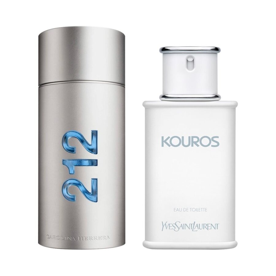 Combo de 2 Perfumes 100ml - 212 MEN e Kouros