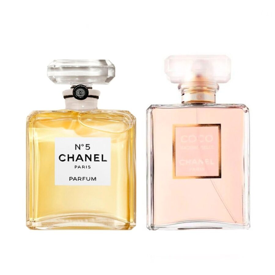 Combo de 2 Perfumes 100ml - Chanel N°5 e Coco Chanel Mademoiselle