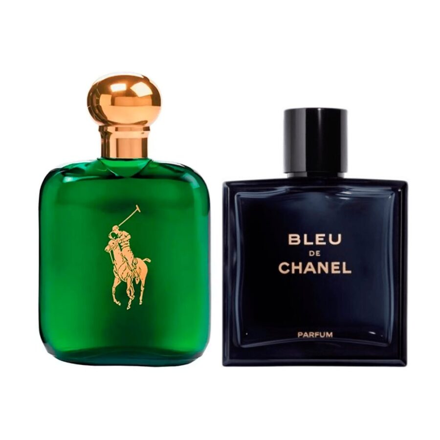 Combo de 2 Perfumes 100ml - Polo Green e Bleu de Chanel