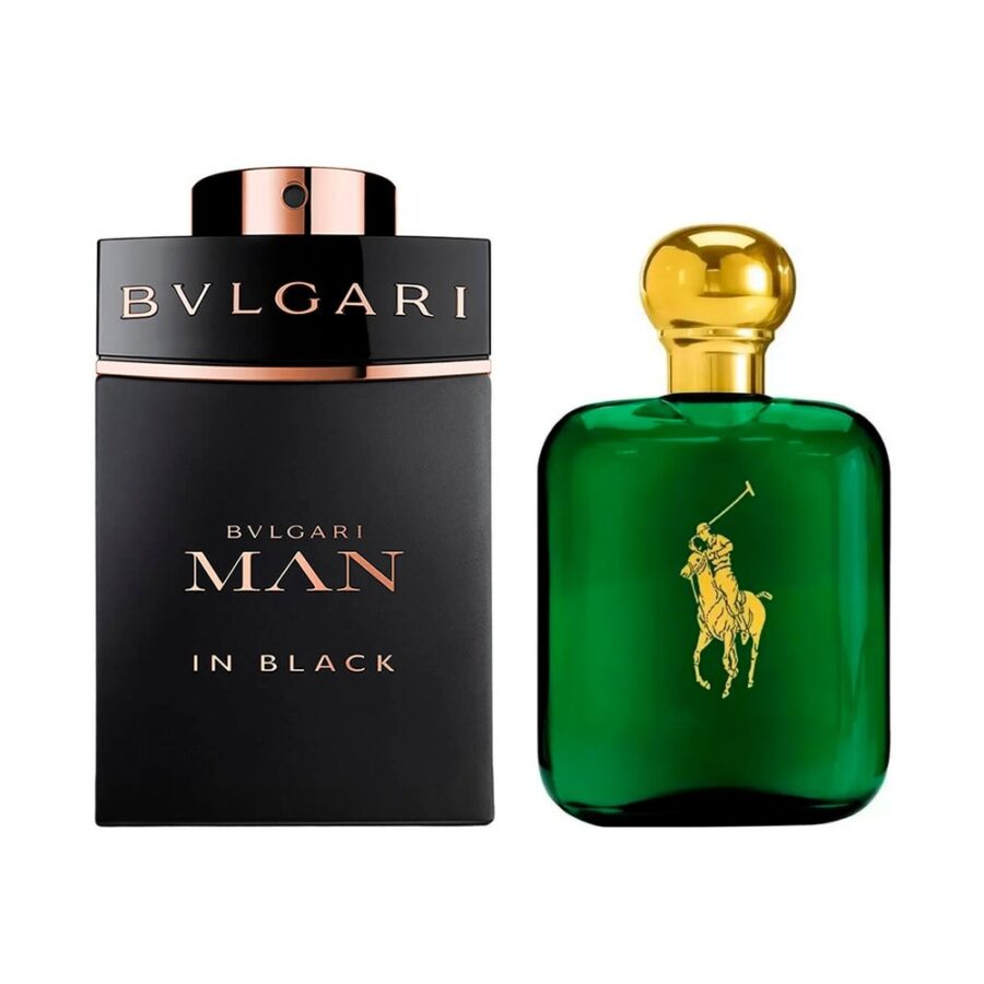 Combo de 2 Perfumes 100ml - Bvlgari MAN in Black e Polo Green